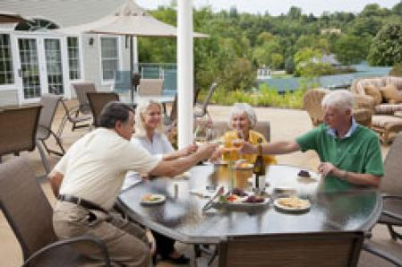  A coctail party for friends at RiverMead in Peterborough, NH