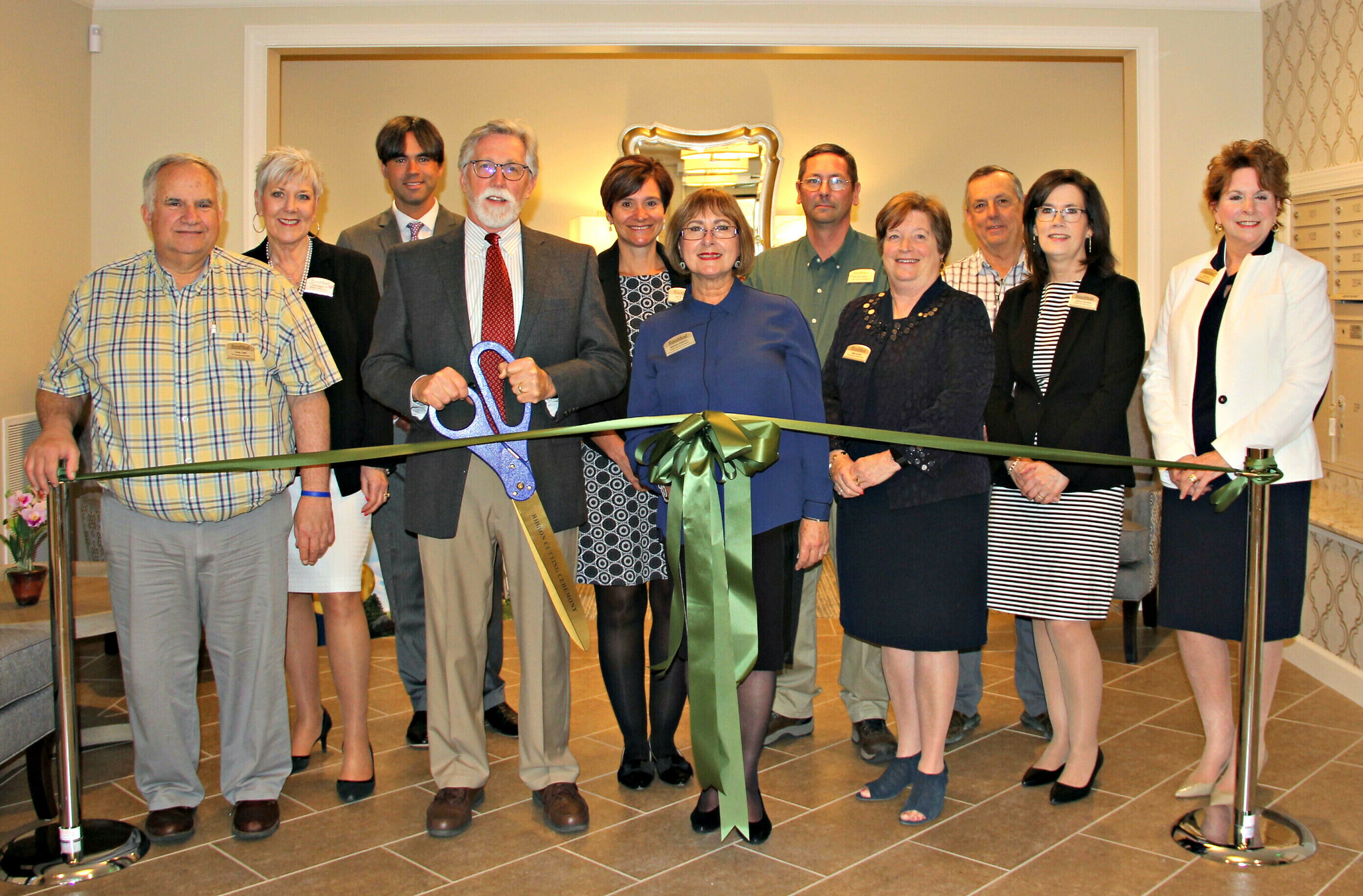 Managers Ribbon Cutting Villas